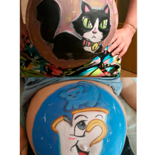 Bellypaint personalizado. Artistic Drawing project by Fernández Lains - 09.20.2018