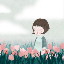 Tulipanes Ein Projekt aus dem Bereich Digitale Illustration und Kinderillustration von Laura Montes - 07.04.2019