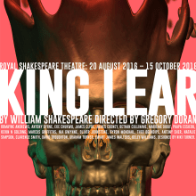 King Lear. Design de cartaz projeto de Cheo Gonzalez - 09.04.2019