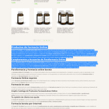 Farmacia Online. Web Design project by Jose Luis Torres Arevalo - 04.10.2019