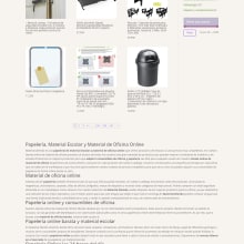 Material de Oficina y Material Escolar. Web Design project by Jose Luis Torres Arevalo - 04.10.2019