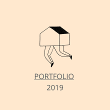 Portfolio 2019 - Curso: Claves para crear un portafolio de ilustración profesional.. Un proyecto de Ilustración tradicional, Diseño editorial, Dibujo y Diseño de carteles de "lanómada" - 10.04.2019