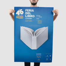 46 Edición Feria del Libro. Design, Design Management, Editorial Design, Graphic Design, Icon Design, Creativit, Poster Design, and Concept Art project by Bee Comunicación - 04.11.2019