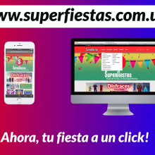 Animación para promocionar la Web de Superfiestas.. Un proyecto de Animación de Raul Ortega - 11.10.2018