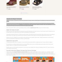 Zapatos de Mujer Cómodos. Web Design project by Jose Luis Torres Arevalo - 04.11.2019