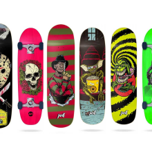  Jart Skateboards - Colección 2019. Traditional illustration, and Graphic Design project by Marcos Cabrera - 04.15.2019