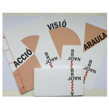 Catálogo de autor de Joan Brossa. Un proyecto de Diseño, Artesanía, Diseño editorial, Bellas Artes, Diseño gráfico y Encuadernación de Andrea Cabeza Moreno - 16.04.2019