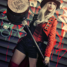 Harley Quinn (diseño propio). Costume Design, Arts, Crafts, Creativit, and Sewing project by Marta Rodríguez - 07.03.2015