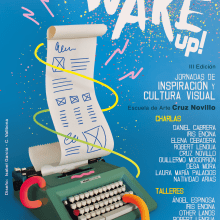 Wake up!. Ilustração tradicional, Design gráfico, Tipografia, Retoque fotográfico, Design de cartaz, Fotografia de estúdio, e Fotografia artística projeto de Isabel García - C. Vallbona - 22.04.2019