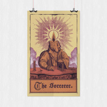 The Sorcerer. Un proyecto de Ilustración tradicional, Diseño de carteles e Ilustración digital de Manuel Coelho - 23.04.2019