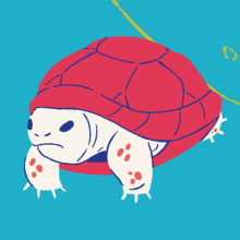 Soñé con tortugas. Un proyecto de Ilustración tradicional, Diseño gráfico y Pattern Design de Ana Laura Califa - 25.04.2019