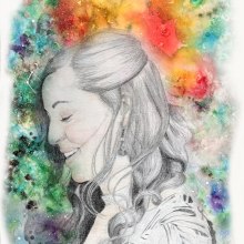 El sueño de Anna.. Un proyecto de Ilustración de retrato de enredo - 25.04.2019