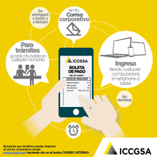 Comunicación Interna - ICCGSA. Design project by Joella Salazar Saldarriaga - 04.25.2019