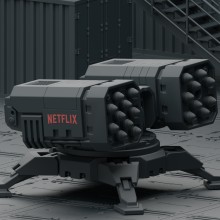 Netflix Missile. Un proyecto de 3D y Animación de Diego Velázquez - 29.04.2019