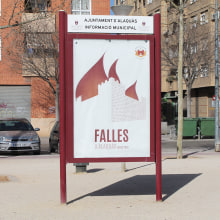 Cartel de fallas de Alaquàs 2019. Un proyecto de Diseño gráfico de María Hierro García - 02.01.2019