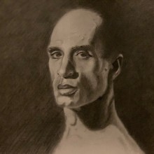 Retrato de Hombre - Foto Original de Pierre Gonnord. Un proyecto de Dibujo, Dibujo de Retrato y Dibujo artístico de Pepe Tordesillas - 02.05.2019
