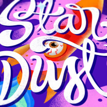 Star Dust!. Un proyecto de Lettering, Diseño de carteles e Ilustración digital de Manuel Coelho - 07.05.2019