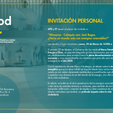 Diseño de Invitación Personal para APD y EY. Editorial Design, and Graphic Design project by Carlos Martínez - 03.11.2019