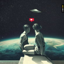 Intergalactic love. Un proyecto de Diseño gráfico de Dani Geek - 15.05.2019