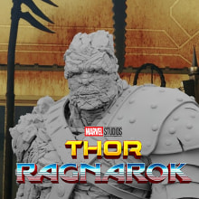 KORG_Thor Ragnarok / Creature and character artist. Un proyecto de 3D y Diseño de personajes 3D de Ismael Alabado - 22.12.2017