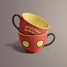 Coffee Mickey cups by lafifi_design. Graphic Design project by lafifi _ design - 05.17.2019