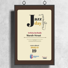 Diseño de cartel para Festival de Jazz.. Un proyecto de Diseño de carteles de javier de la calle hernandez - 19.05.2019