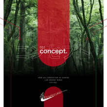 NIKE x 001CONCEPT. Project. Un progetto di Pubblicità, Direzione artistica e Graphic design di Dario Ramírez - 06.11.2018