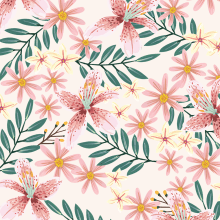 Patterns. Un projet de Illustration traditionnelle, Création de motifs, Illustration numérique et Illustration textile de Ana Blooms - 23.05.2019
