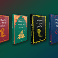 Diseño de colección para la serie "Fábulas y leyendas". Editorial Design, and Graphic Design project by Emiliano Molina - 08.01.2017