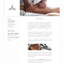 Sitio web https://www.aureafisioterapia.com/. Un proyecto de Diseño Web de Daniel Santiago Maldonado - 24.05.2019