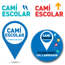 Proyecto Cami Escola. Un proyecto de Br, ing e Identidad, Diseño de carteles y Diseño de logotipos de Georgina Coma - 24.05.2019