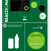 Diseño maquina reciclaje-rotulación. Un proyecto de Diseño editorial, Diseño gráfico, Diseño de carteles y Diseño de logotipos de Georgina Coma - 24.05.2019