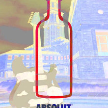 Cartel para el Concurso del Vodka Absolut Competition 2019. Design gráfico projeto de Marcos Flórez Tascón - 24.05.2019