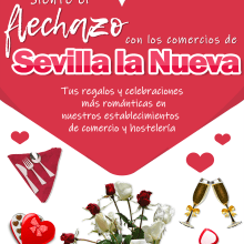 San Valentín - Sevilla la Nueva. Design de cartaz projeto de ALEJANDRO GÁMIR PAZ - 14.02.2019