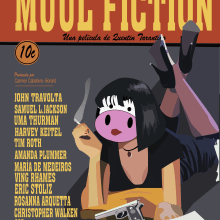 Cartel Muul Fiction. Cinema, e Design de cartaz projeto de Carmen Caballero- Bonald Ruiz - 28.05.2019