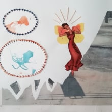 Mi Proyecto del curso: Técnicas de bordado experimental sobre papel. Un progetto di Ricamo di Marina Gómez Mut - 30.05.2019