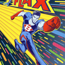 Burmar FLAX. Un proyecto de Publicidad, Diseño de personajes, Cómic, Creatividad, Ilustración digital y Concept Art de Pablo Alcalde - 30.05.2019
