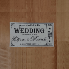 Diseño invitaciones de boda. Un proyecto de Diseño gráfico de Sara Manserra - 03.06.2019