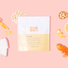 Yellow Beauty packaging design. Design gráfico, e Packaging projeto de Eva Hilla - 03.06.2019