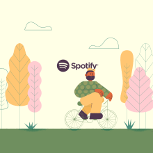 Spotify. Animation project by Javier Miranda Nieto - 06.04.2019