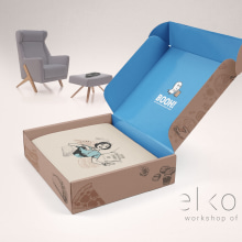 Cocinas Booh (Boohfood)  . Br, ing e Identidade, Packaging, e Web Design projeto de Elkoko Advertising - 05.05.2019