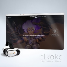 Realidad Virtual 2Feel3D. Publicidade, Design gráfico, Web Design, Desenvolvimento Web, Design de cartaz, e Marketing digital projeto de Elkoko Advertising - 05.04.2019