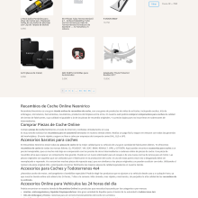 Recambios de coche online. Web Design project by Jose Luis Torres Arevalo - 06.11.2019