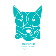 TXAKUR URDINA. Ilustração tradicional, Design de ícones e Ilustração digital projeto de goide - 13.06.2019