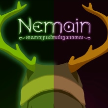 Nemain (videojuego). UX / UI, Character Design, Game Design, Graphic Design, Naming, Logo Design, Digital Illustration, and Video Games project by Ale Roca - 06.13.2018
