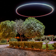 LIGHT PAINTING AEREO. Photograph project by Adrián Melo - 06.14.2019