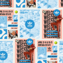 Adidas Sport Club — Branding + Application [Creative Direction]. Een project van  Br, ing en identiteit y Grafisch ontwerp van Gustavo Bouyrié - 17.06.2019