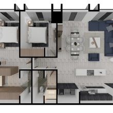 interiorismo . Un proyecto de 3D, Arquitectura, Arquitectura interior y Decoración de interiores de jose sosa - 17.06.2019