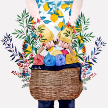 Un corazón que florece. Un proyecto de Ilustración tradicional y Pintura a la acuarela de Nicole Lopez - 23.06.2019