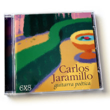 CD (Carlos Jaramillo, Guitarra poética). Music, Graphic Design, and Packaging project by Justo RR - 06.28.2019
